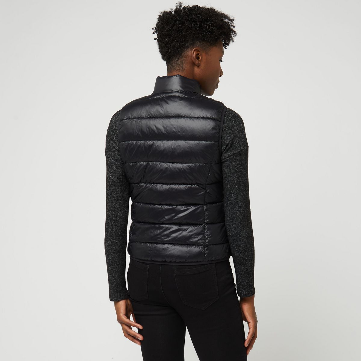 INEXTENSO Manteau noir uni femme 