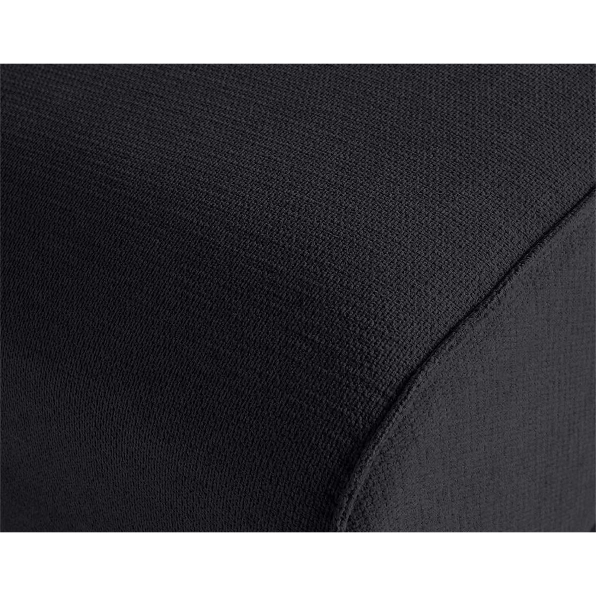 LISA DESIGN Suaro - canapé modulable panoramique d'angle gauche 7 places en tissu texturé