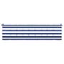 Voir la diapositive 4 : VIDAXL Coussin de banc de jardin rayures bleues et blanches 200x50x3cm