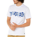 Rip Curl T Shirt  Homme Rip Curl Hibiscus. Coloris disponibles : Blanc