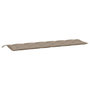 Voir la diapositive 4 : VIDAXL Coussins de banc jardin lot de 2 taupe 200x50x7 cm tissu Oxford