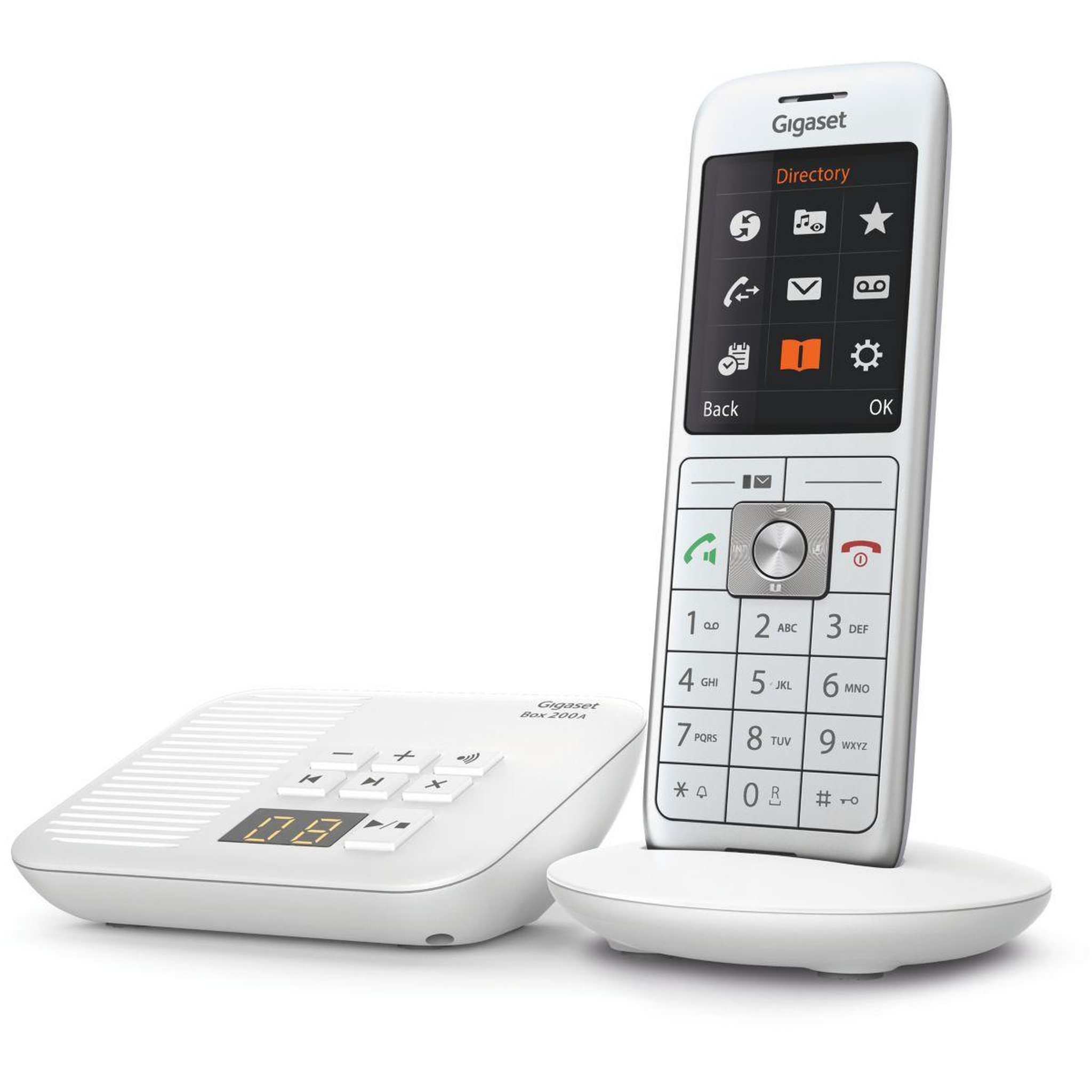 Voir la diapositive 4 : GIGASET Téléphone sans fil CL660A BLANC