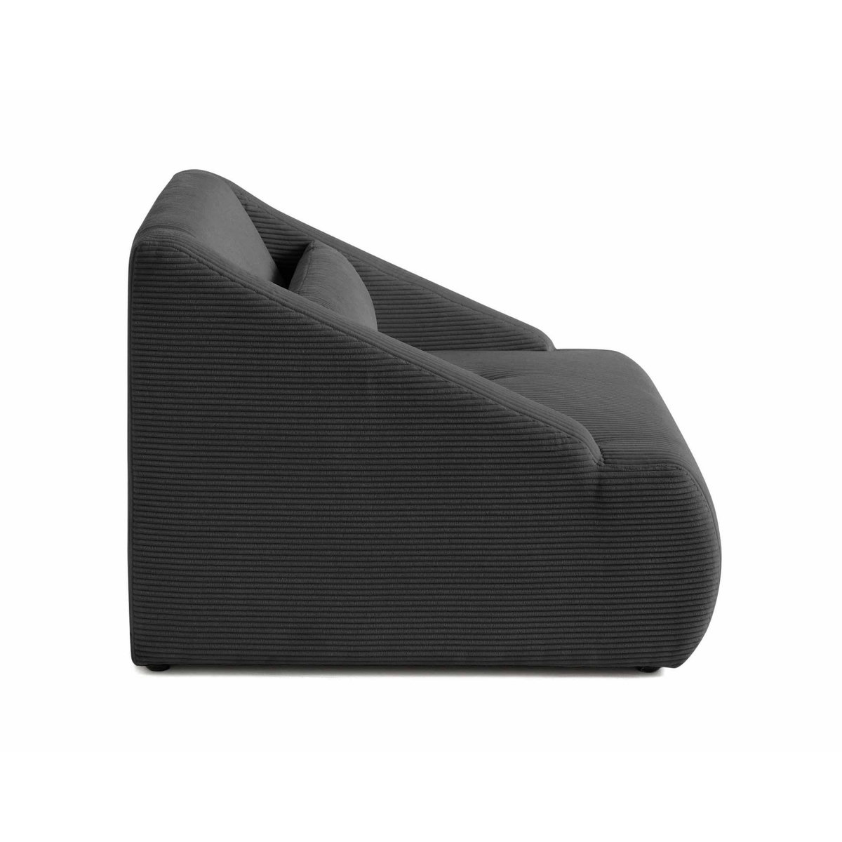 LISA DESIGN Onyx - fauteuil - en velours côtelé
