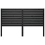 Voir la diapositive 3 : VIDAXL Tete de lit Noir 146x4x100 cm Bois massif de pin