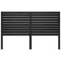 Voir la diapositive 3 : VIDAXL Tete de lit Noir 146x4x100 cm Bois massif de pin