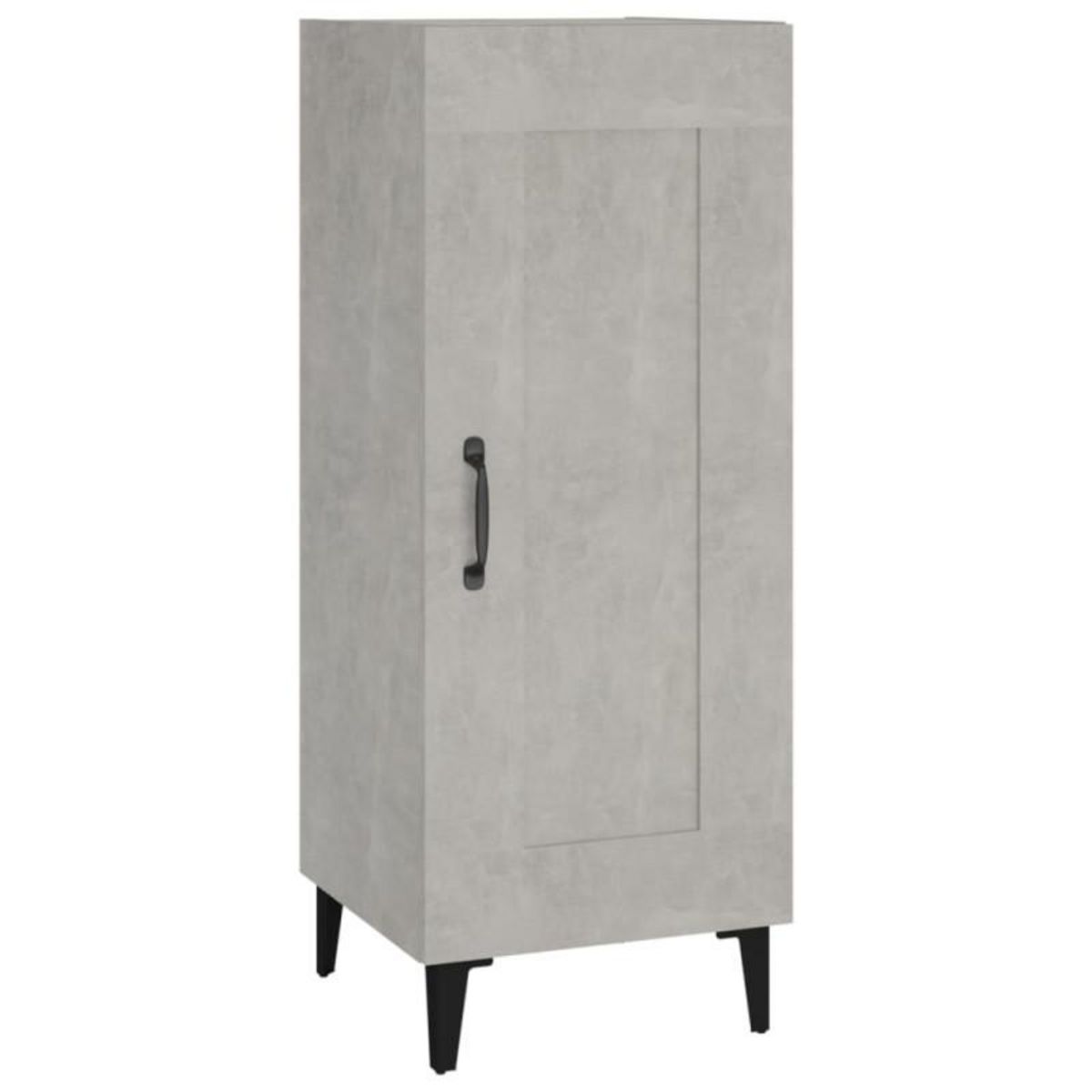 VIDAXL Buffet Gris béton 34,5x34x90 cm Bois d ingénierie
