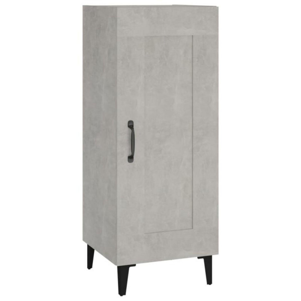 VIDAXL Buffet Gris béton 34,5x34x90 cm Bois d ingénierie