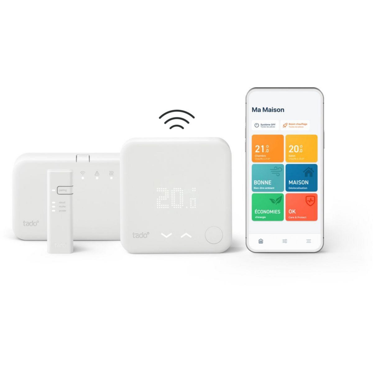 Tado Thermostat connecté Intelligent sans fil -Kit demarrage V3+