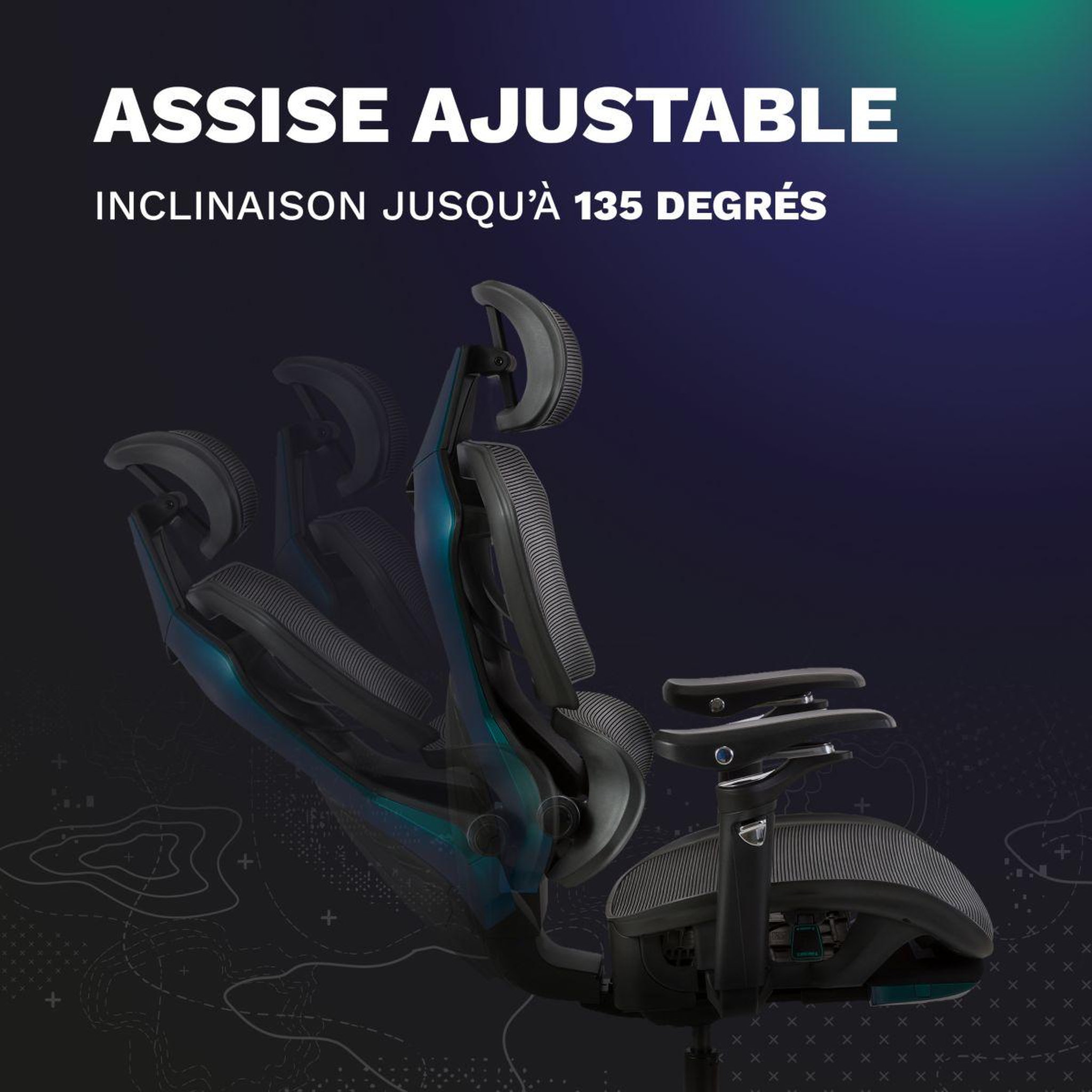 Voir la diapositive 3 : SKILLKORP Chaise gaming c20 ultimate