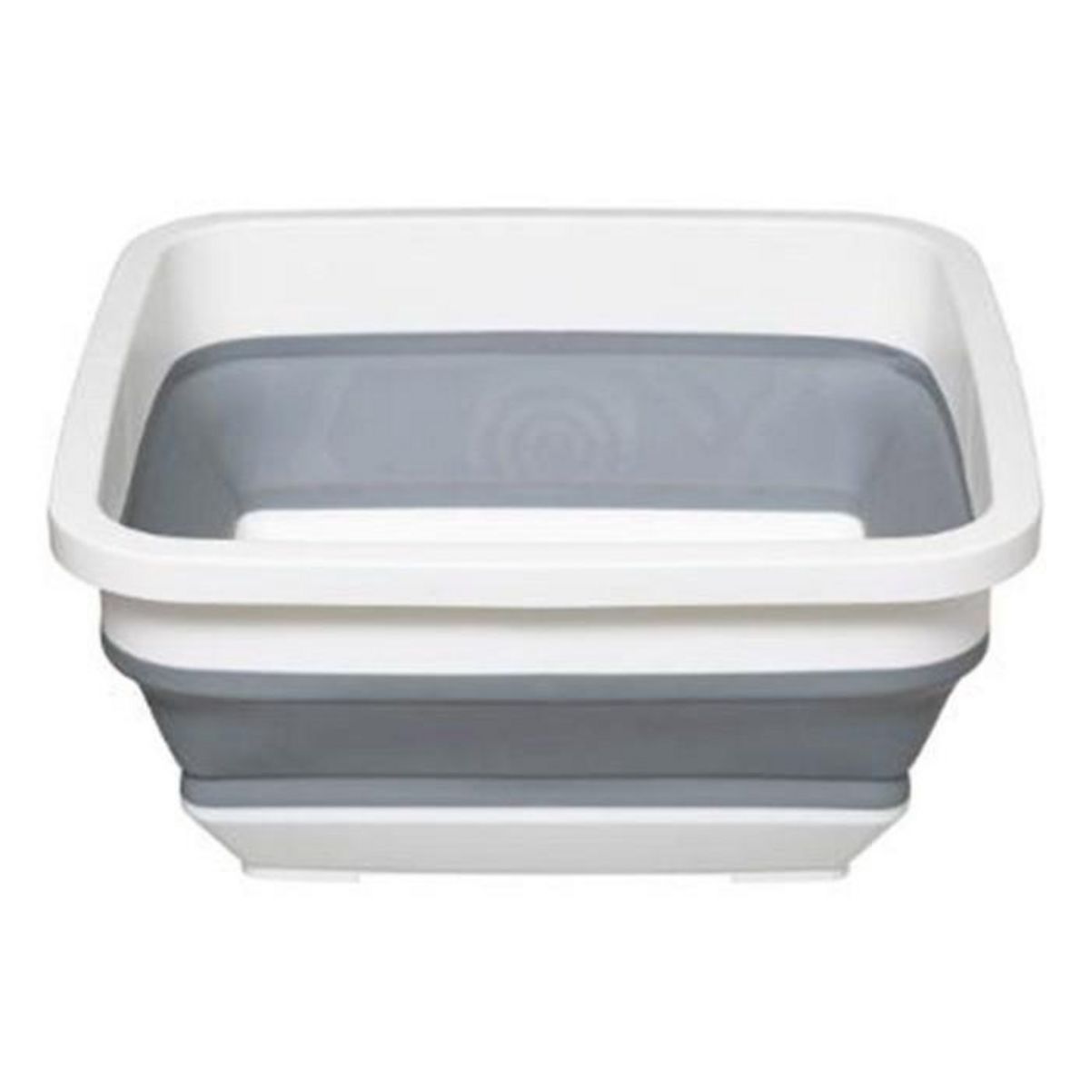 FIVE Bassine Carrée  Rétractable  8L Blanc & Gris