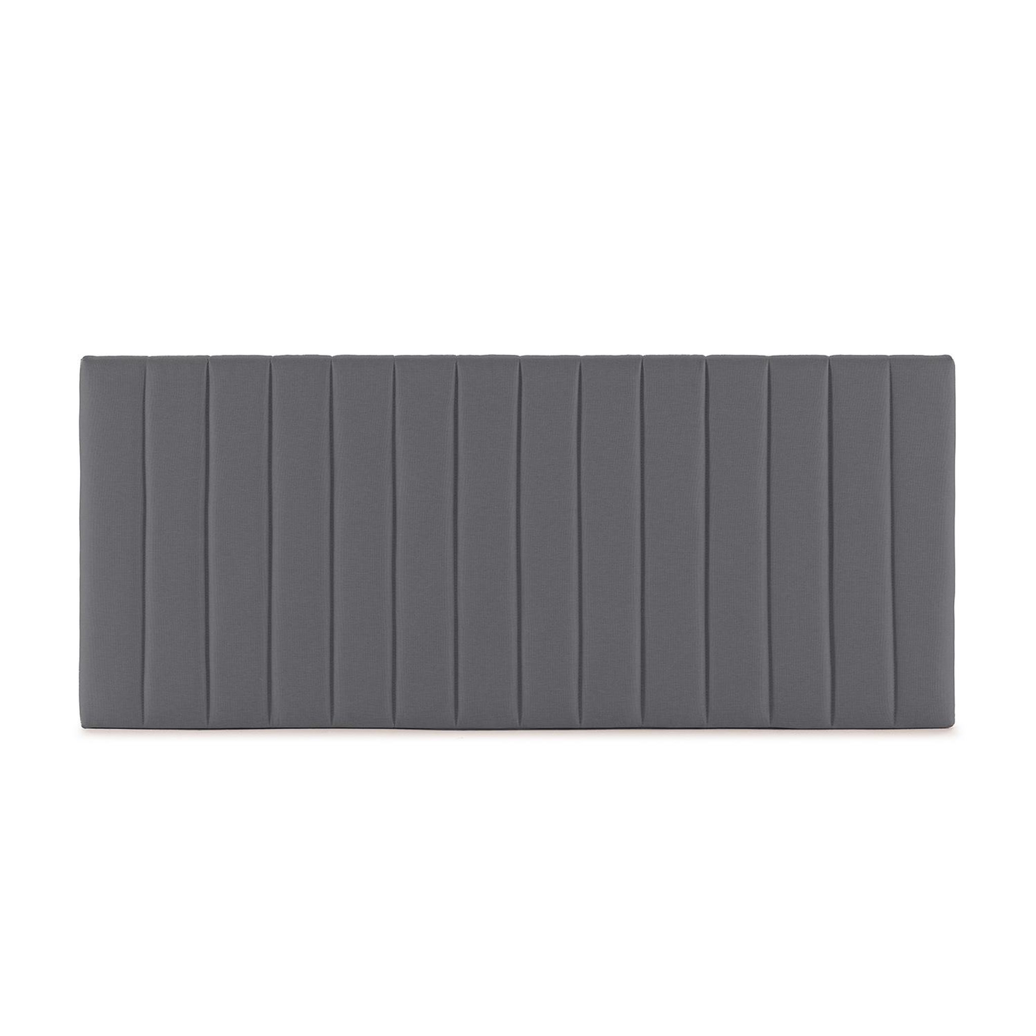 Voir la diapositive 3 : VS VENTA-STOCK Tête de lit tapissée Eris 140x60 cm Gris foncé