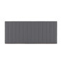 Voir la diapositive 3 : VS VENTA-STOCK Tête de lit tapissée Eris 140x60 cm Gris foncé