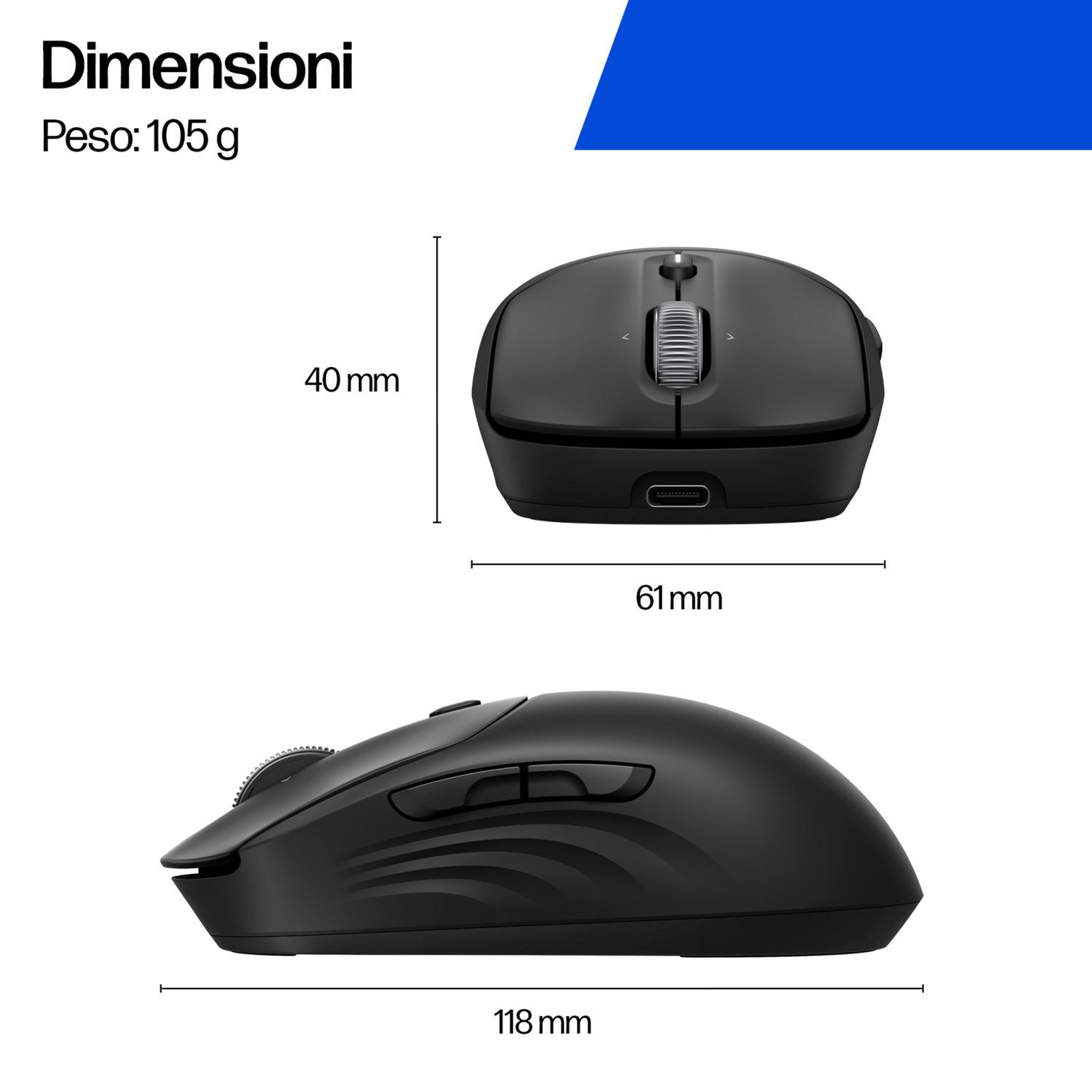 Voir la diapositive 3 : HP Hp souris sans fil rechargeable 705