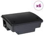 Voir la diapositive 2 : VIDAXL Pieges a souris 6 pcs noir 23x19x9,5 cm