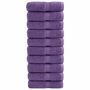 Voir la diapositive 1 : VIDAXL Serviettes d invité de qualité supérieure SOLUND 10 pcs violet