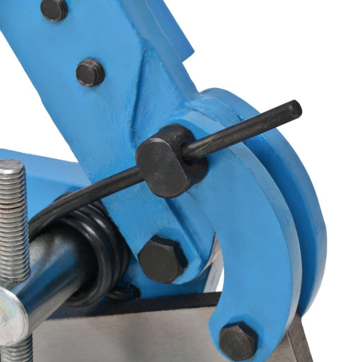 VIDAXL Cisaille a levier 125 mm Bleu