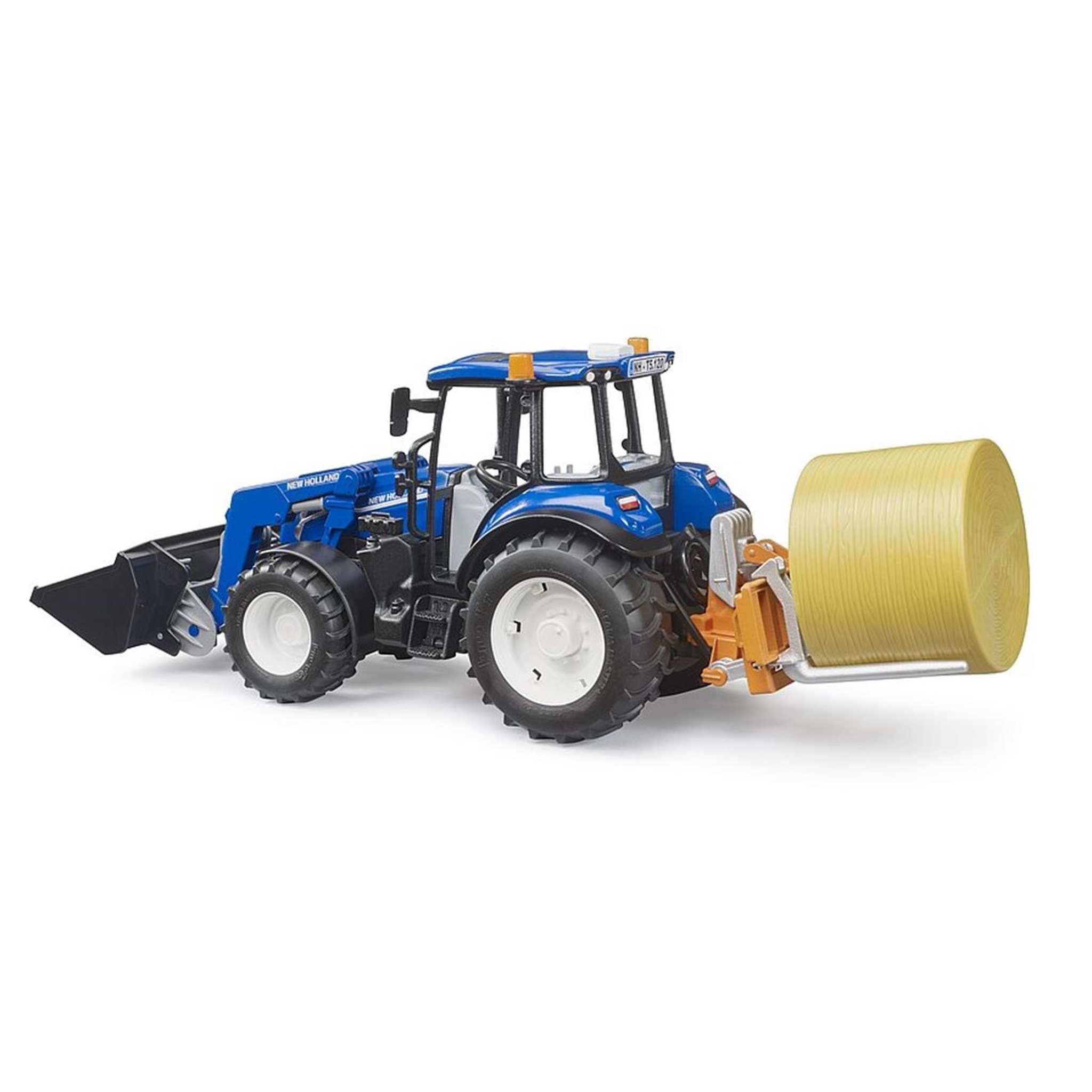 Voir la diapositive 4 : Bruder New Holland T5. 120 avec chargeur avant