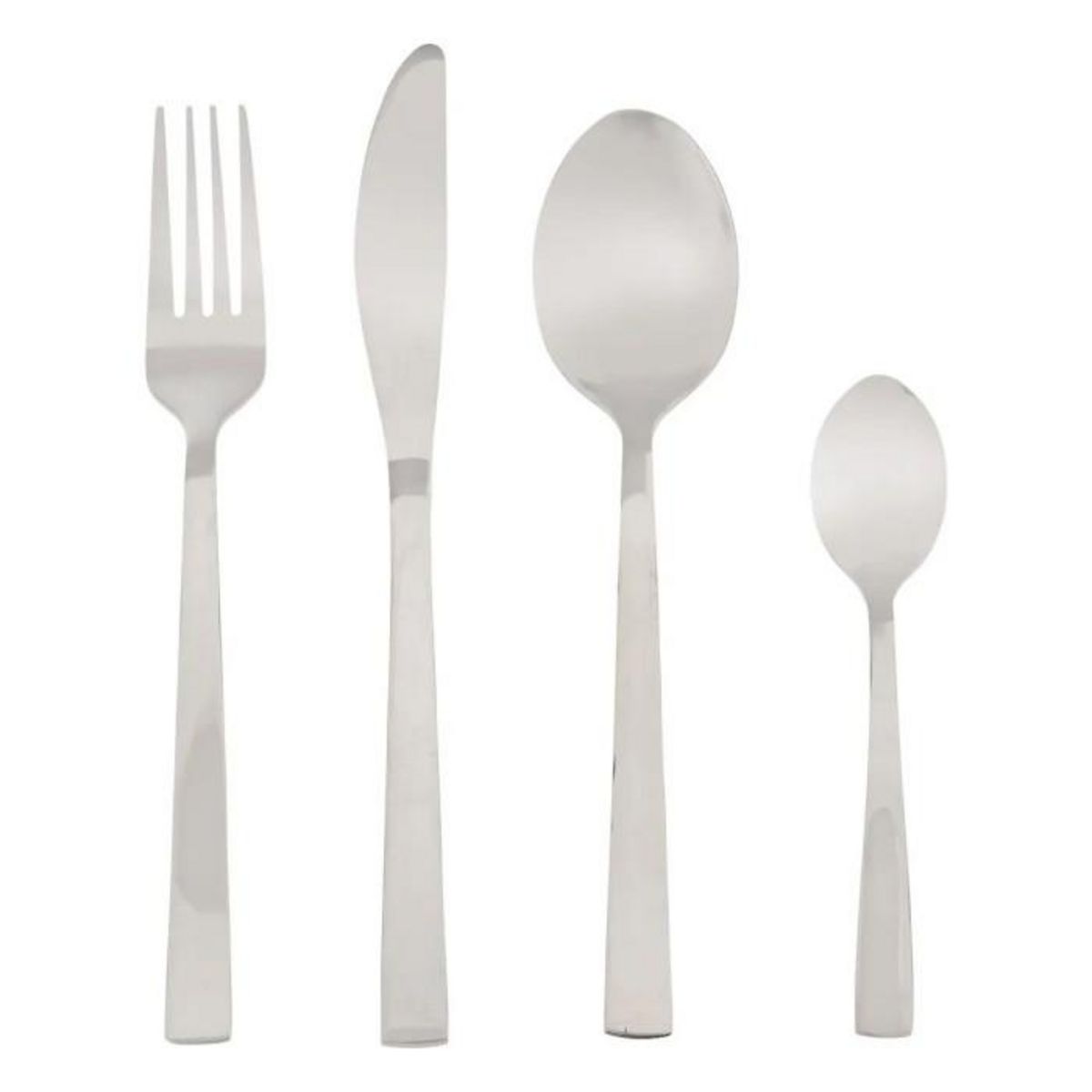 SECRET DE GOURMET Mènagère 24 Pièces en Inox  Loma  32cm Argent