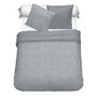Voir la diapositive 2 : Parure housse de couette fantaisie en coton 57 fils imprimé pois MAUD 