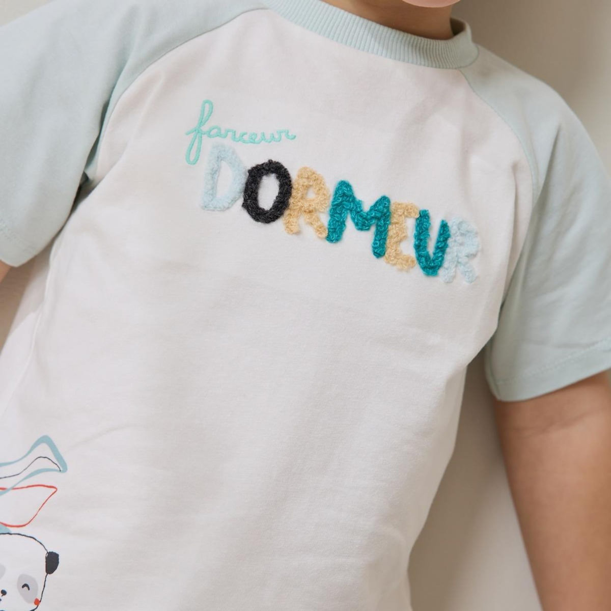 Petit Béguin Pyjama short enfant 2 pièces Bento