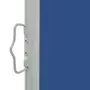 VIDAXL Auvent lateral retractable de patio 60x300 cm Bleu