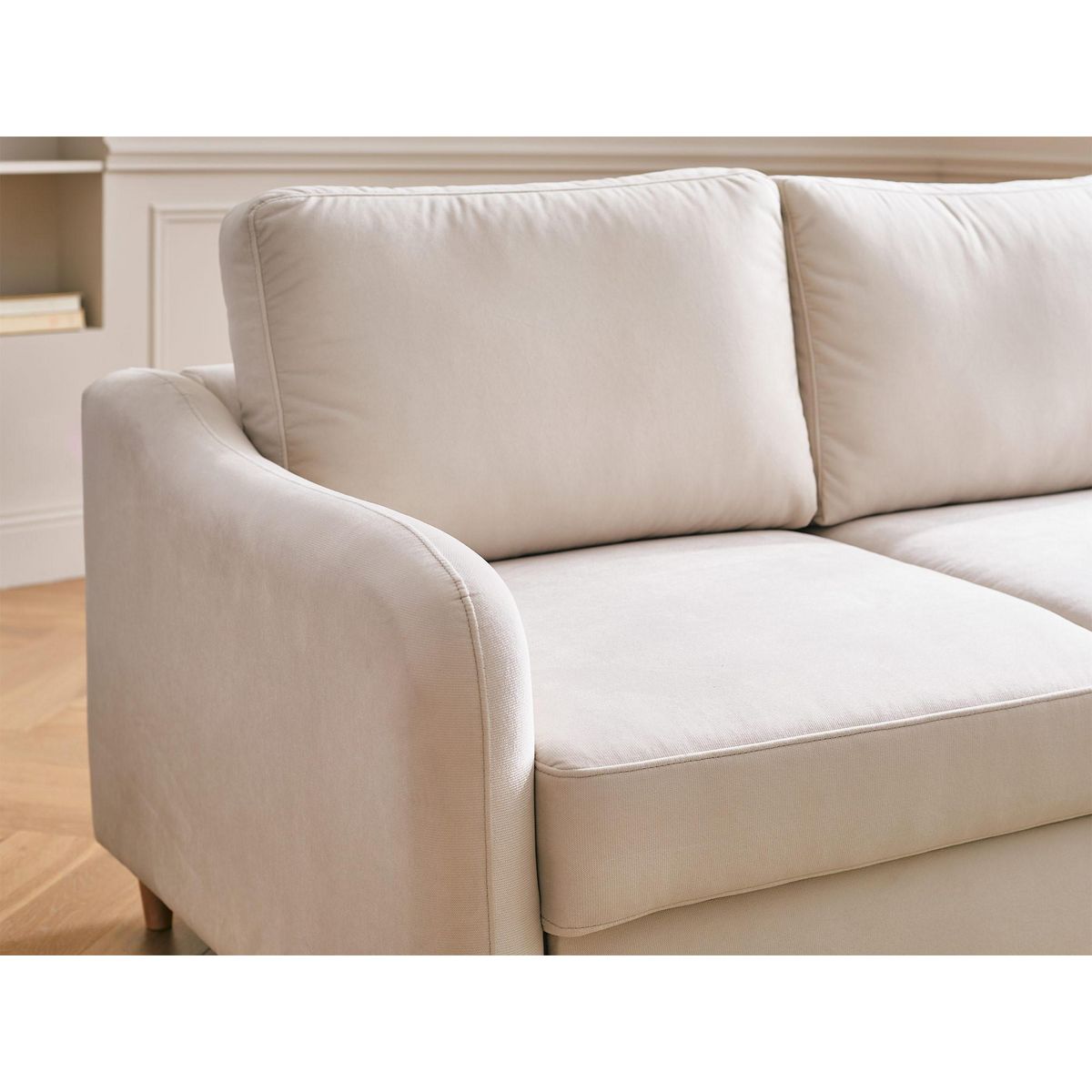 LISA DESIGN Will - canapé 3 places - convertible - en tissu