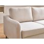 Voir la diapositive 3 : LISA DESIGN Will - canapé 3 places - convertible - en tissu