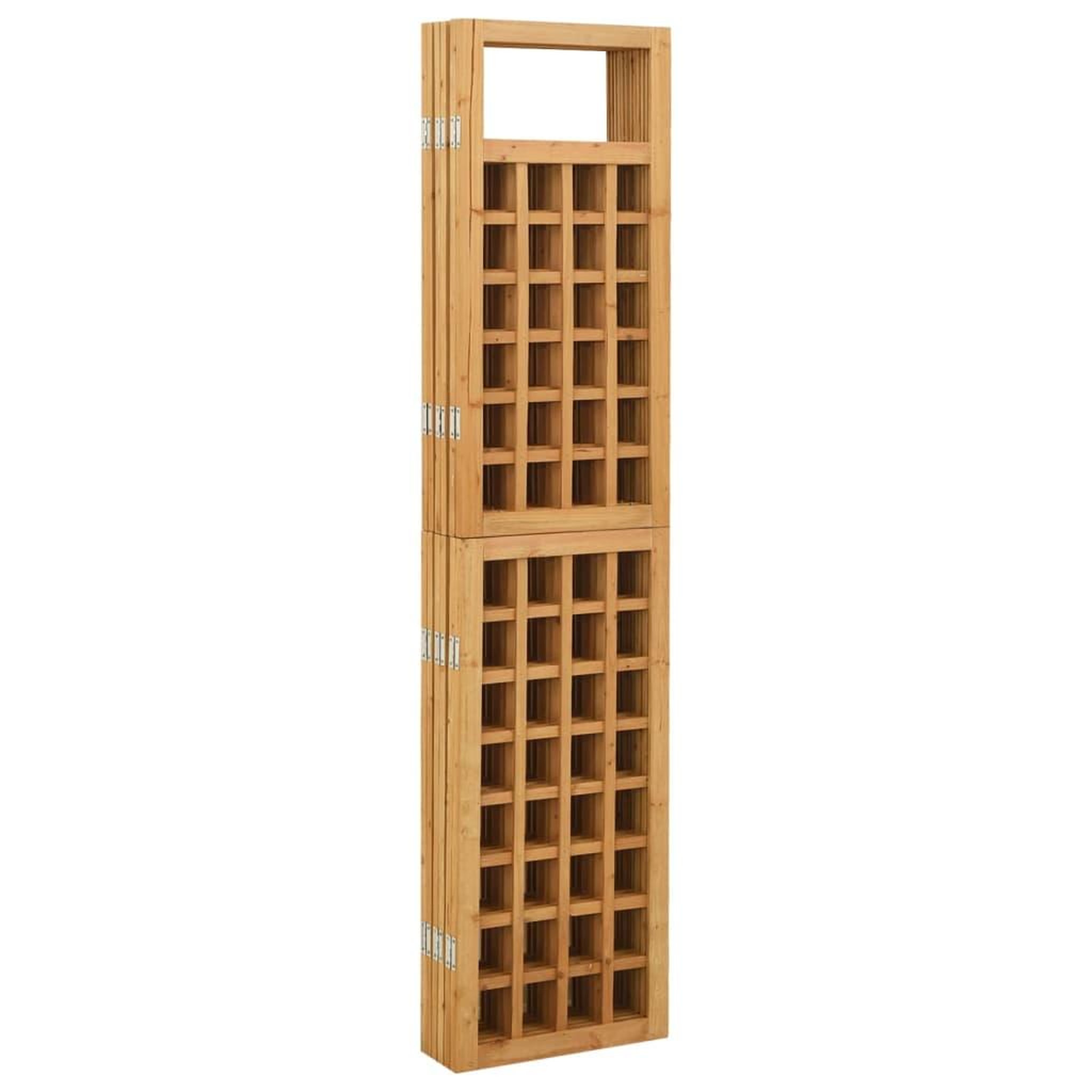 Voir la diapositive 4 : VIDAXL Cloison de separation a 6 panneaux/treillis bois sapin massif