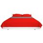 Voir la diapositive 3 : VIDAXL Couvre-lit matelasse double-face Rouge et gris 230x260 cm
