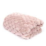 Paris Prix Plaid Imitation Fourrure Uni  Opulence  120x150cm Rose