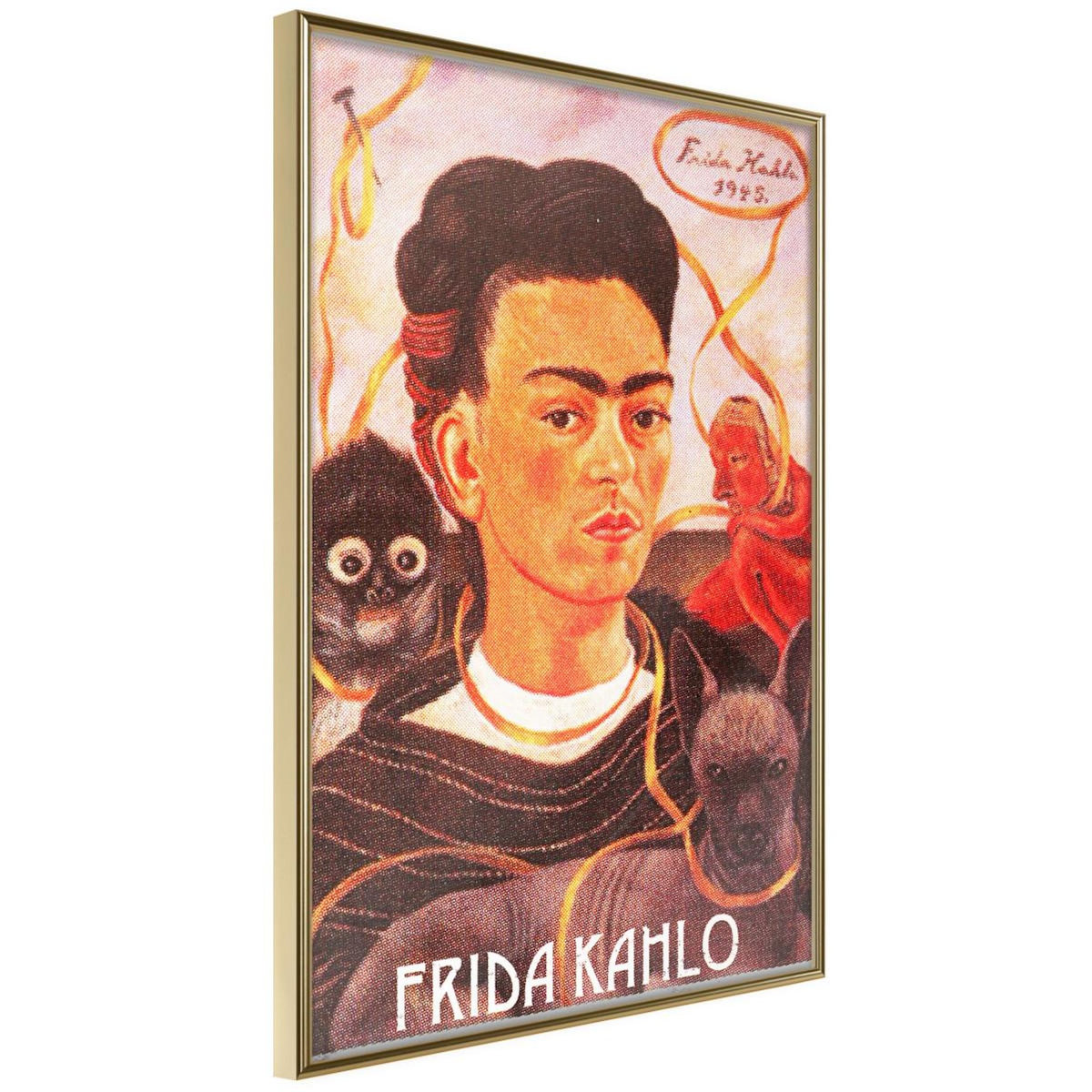 Paris Prix Affiche Murale Encadrée  Frida Khalo Self-Portrait