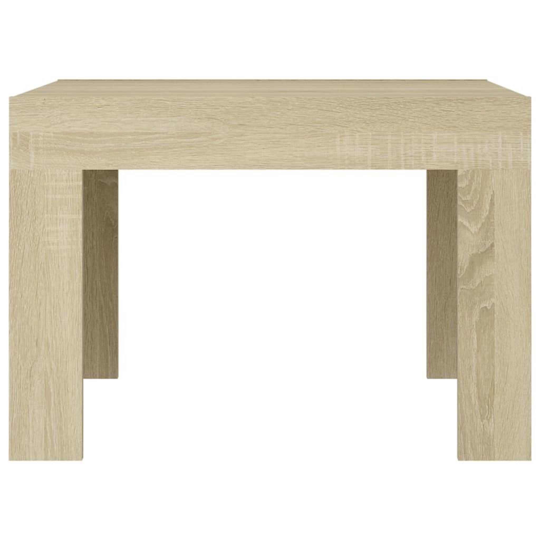 Voir la diapositive 5 : VIDAXL Table basse Chene sonoma 50x50x35 cm Bois d'ingenierie