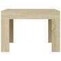 Voir la diapositive 5 : VIDAXL Table basse Chene sonoma 50x50x35 cm Bois d'ingenierie