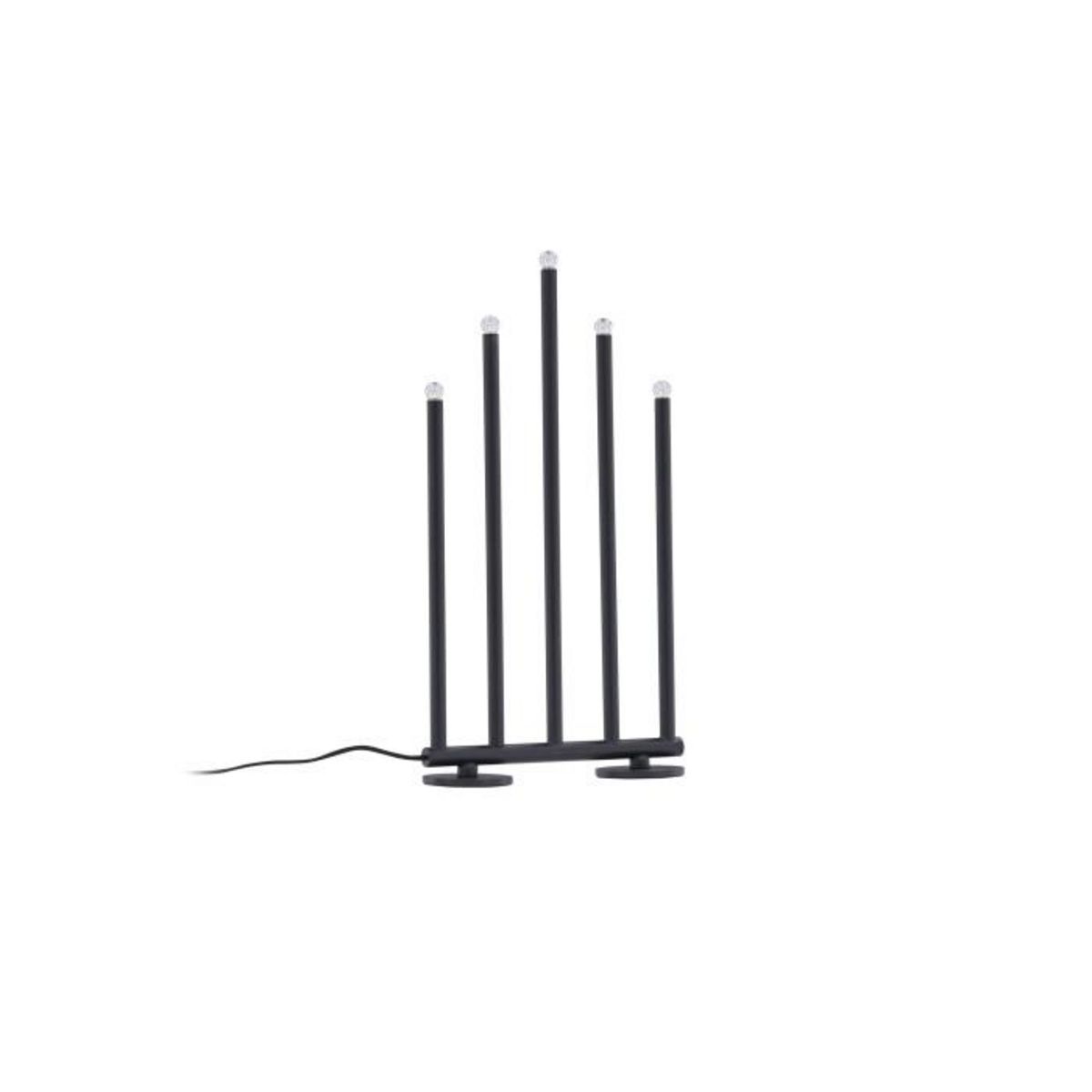 Paris Prix Lampe à Poser Bougeoir  Bjornfjallet  40cm Noir