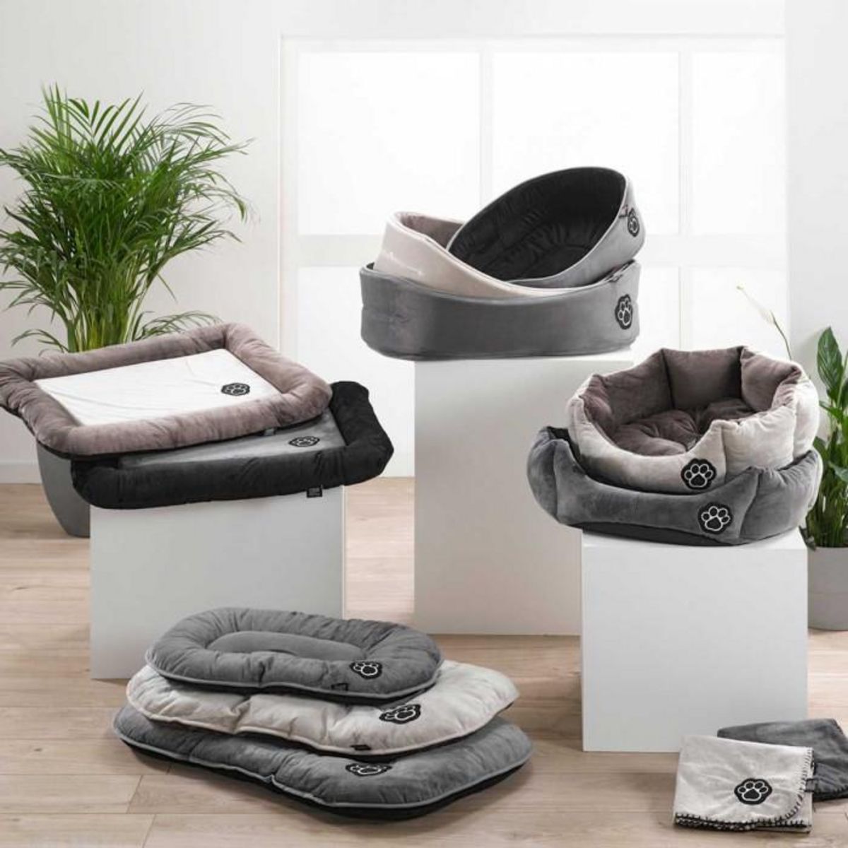 Paris Prix Panier pour Chien & Chat  Patchy  60cm Beige