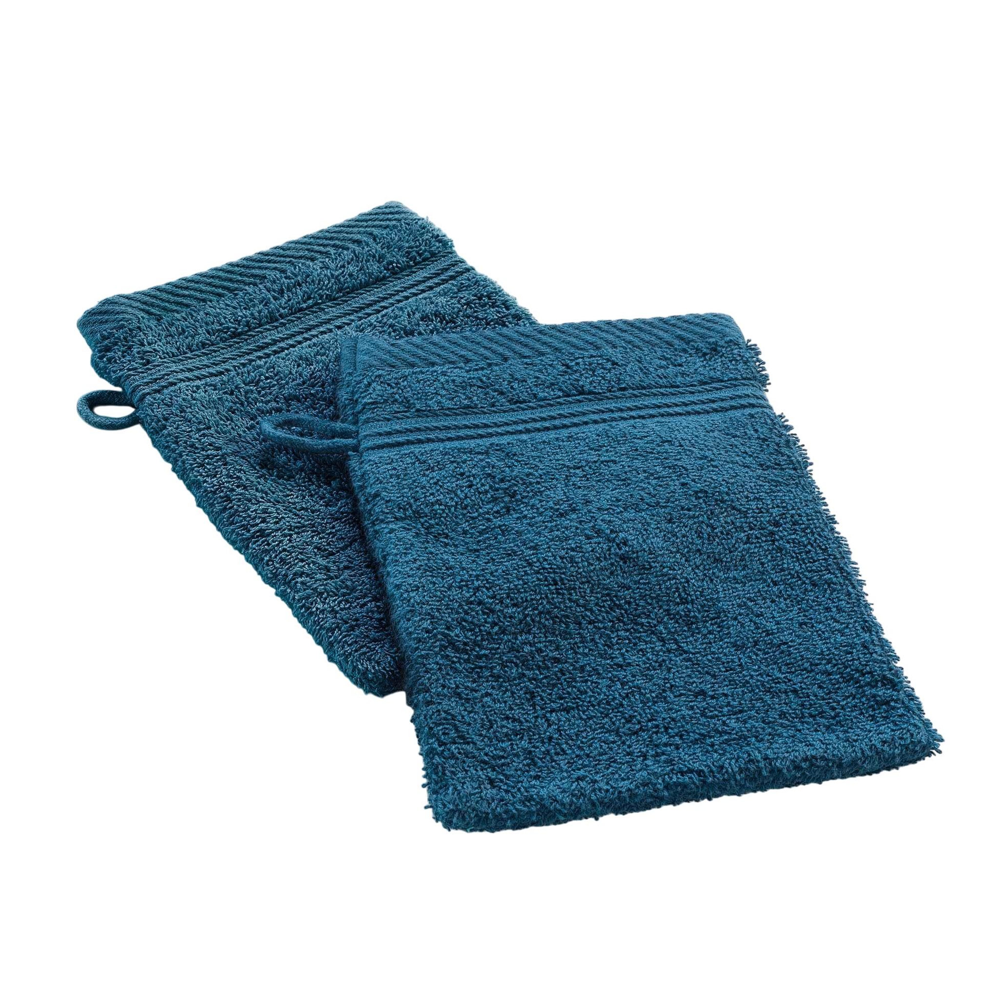 Voir la diapositive 1 : Eden Lot de 2 gants de toilette tendresse uni en coton