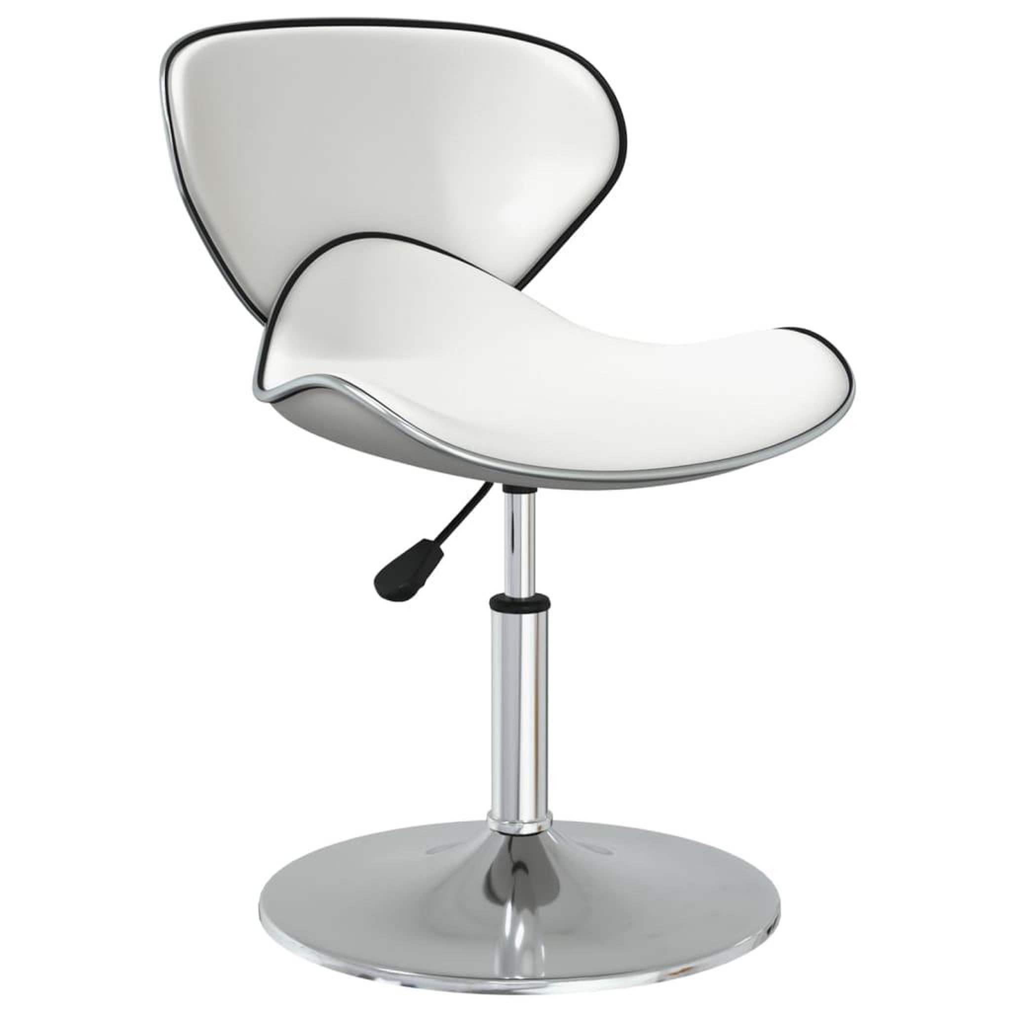 Voir la diapositive 2 : VIDAXL Chaises a manger lot de 4 blanc similicuir