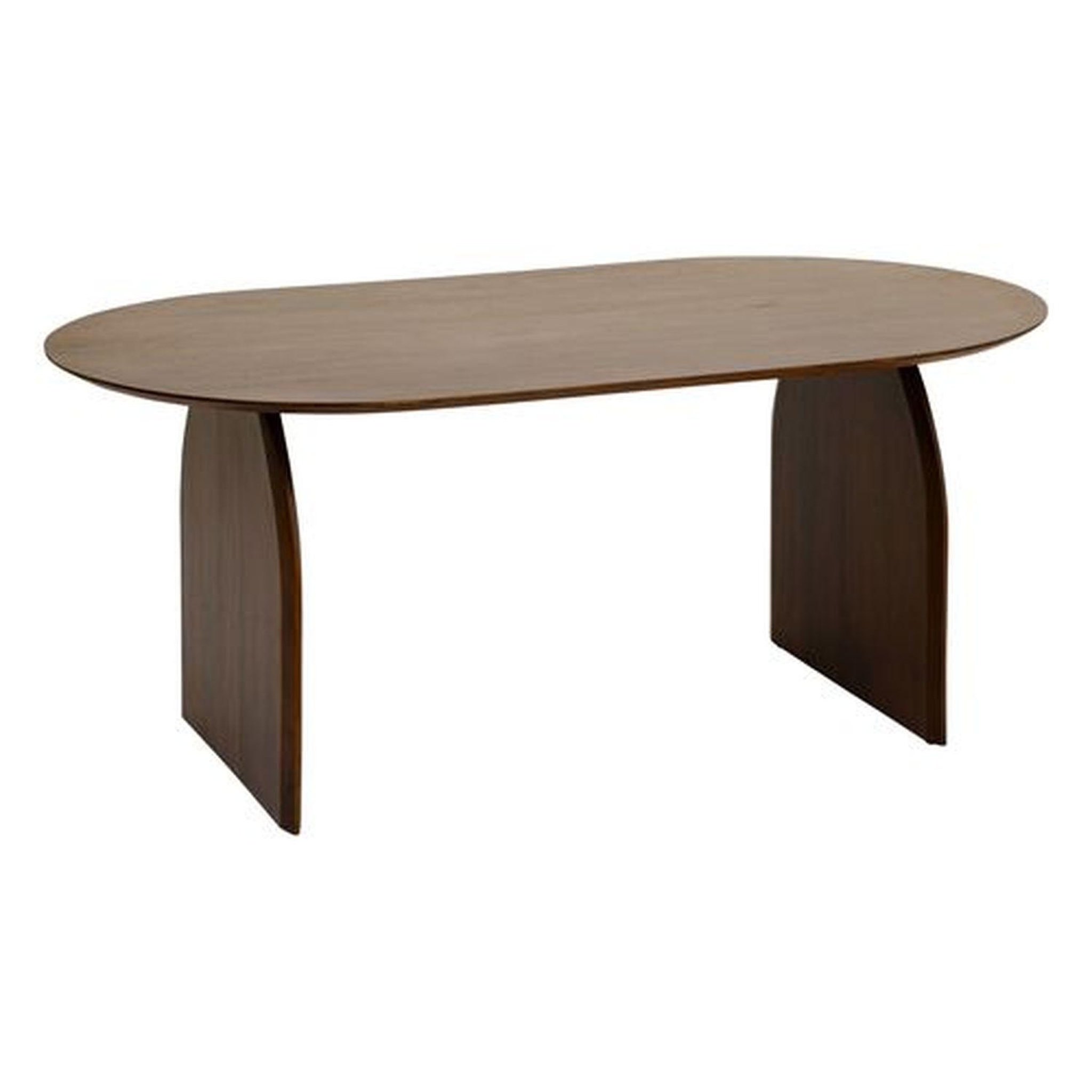 ATMOSPHERA Table à manger en bois massif 6 personnes isana - marron