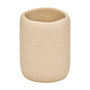 Voir la diapositive 1 : FIVE Gobelet Brosse à Dents en Résine  Olea  9cm Beige