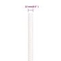 Voir la diapositive 6 : VIDAXL Corde de bateau Blanc complet 12 mm 50 m Polypropylene