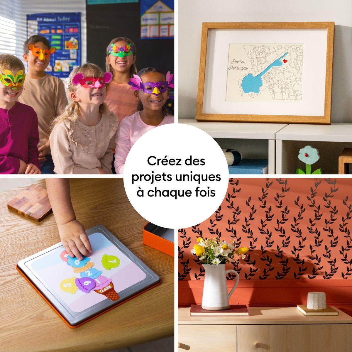 CRICUT Machine de découpe Pack Explore 5 Crème