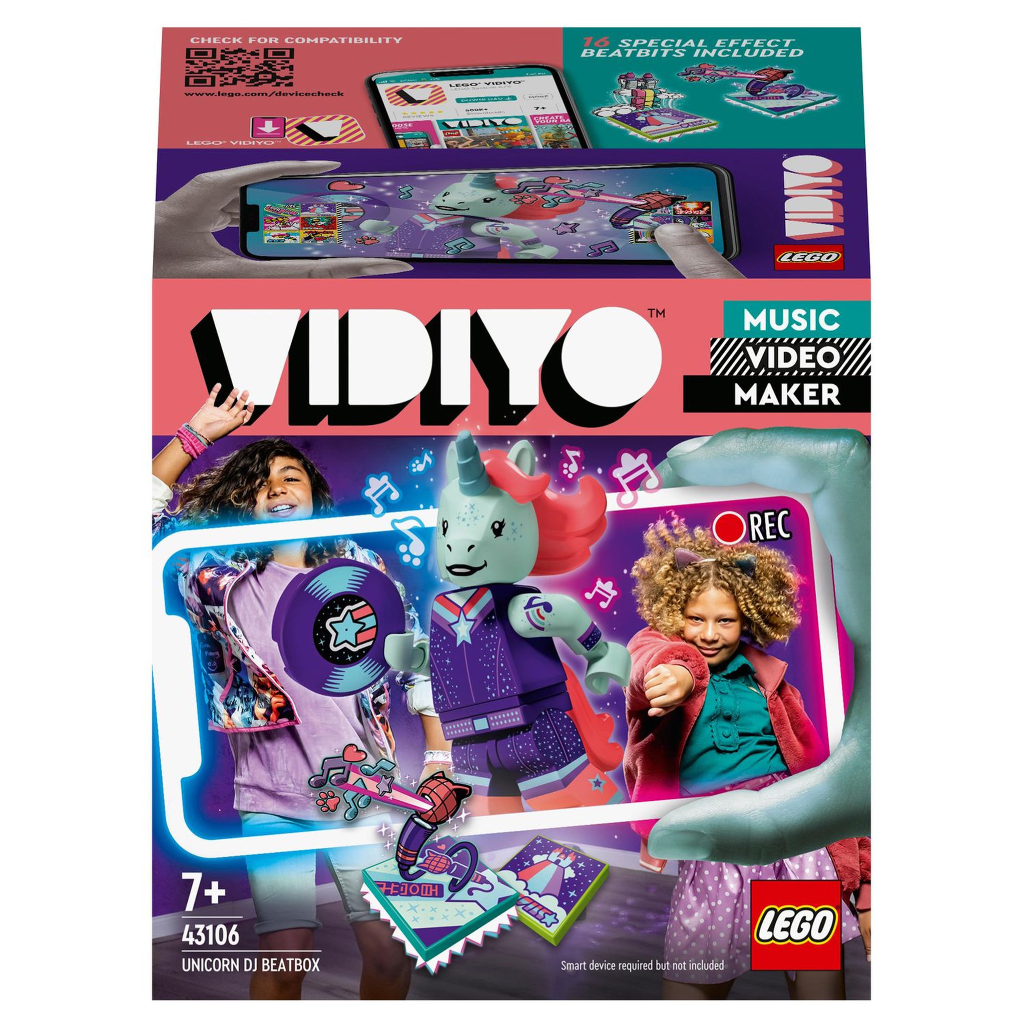 LEGO VIDIYO 43106 Unicorn DJ BeatBox 