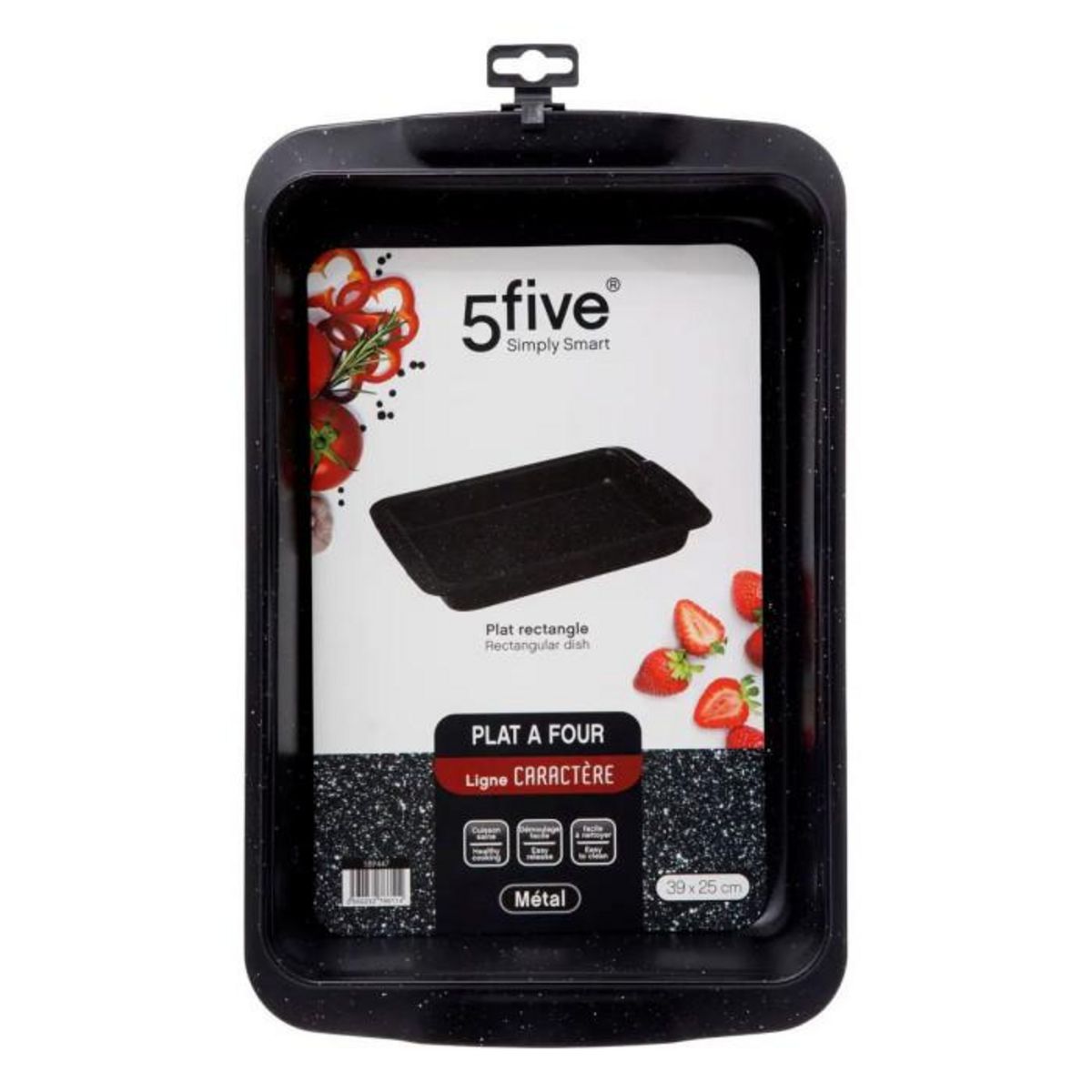 FIVE Plat à Four  Caractère  39cm Noir