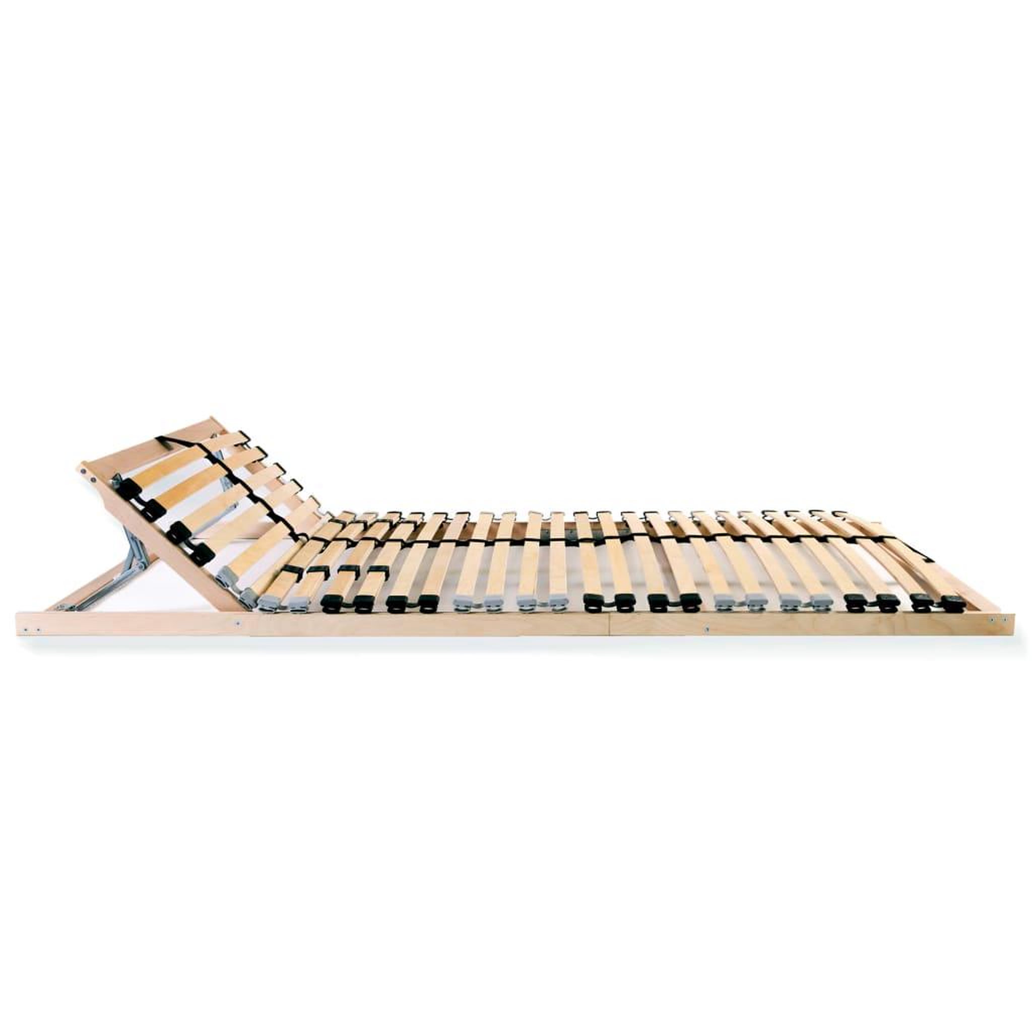 Voir la diapositive 2 : VIDAXL Sommiers a lattes sans matelas 2 pcs avec 28 lattes 80x200 cm