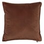 Voir la diapositive 1 : ATMOSPHERA Coussin Déco Uni  Lilou  45x45cm Marron Tonka