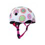Voir la diapositive 2 : Micro Casque Vélo et Trottinette Doodle Dots  boucle magnétique  lumière LED intégrée  Taille M