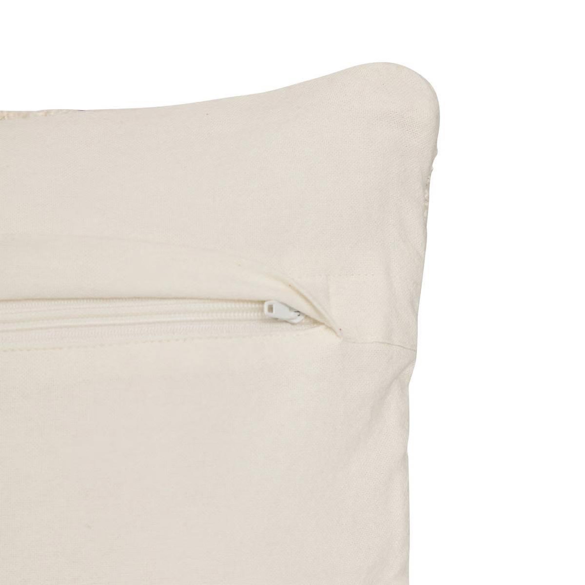 Voir la diapositive 3 : ATMOSPHERA Coussin déco effet jute  striscia  30x50cm ivoire