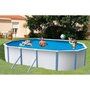 Voir la diapositive 3 : trigano Piscine hors sol acier ovale SAPHIR  - 6,10 x 3,65 x 1,20m - blanche