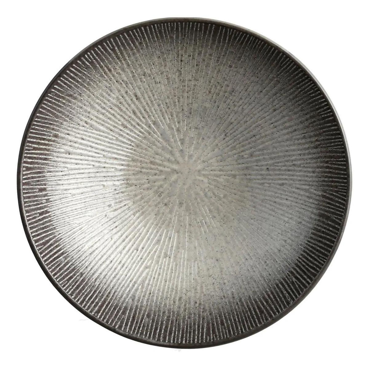 SECRET DE GOURMET Lot de 6 Assiettes Creuses  Atelier  19cm Gris