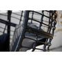 Voir la diapositive 3 : CONCEPT USINE Fauteuil suspendu en résine tressée noir AUROA